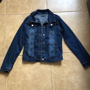 Dark wash denim jacket